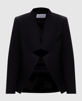 Givenchy Черный жакет из шерсти BW30RB167D