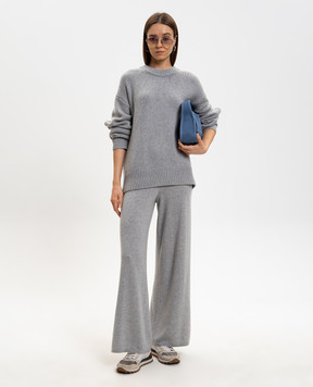 LISA YANG Серый свитер Renske из кашемира 2023214