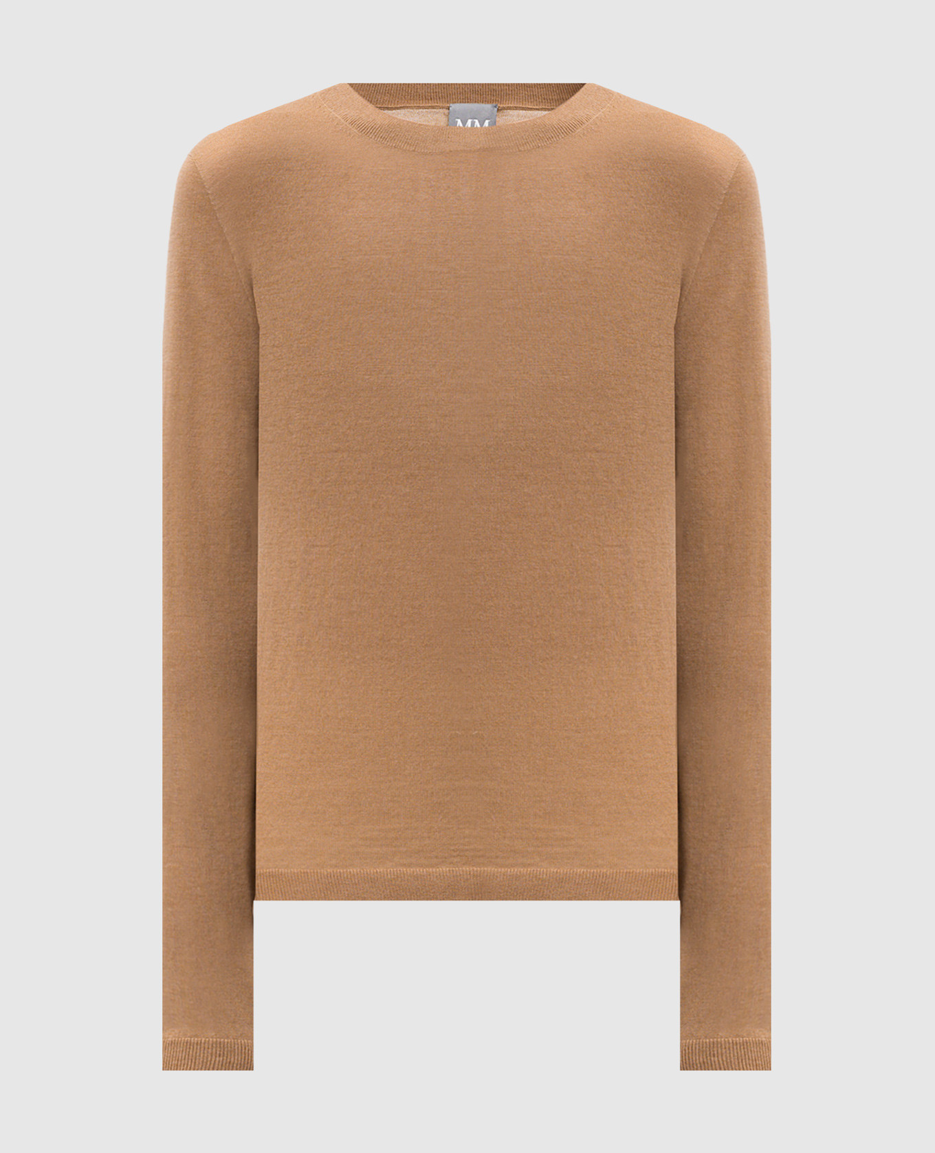 Коричневый джемпер MALESIA из шерсти и кашемира