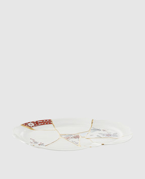 SELETTI Біле порцелянове блюдо Kintsugi 09655