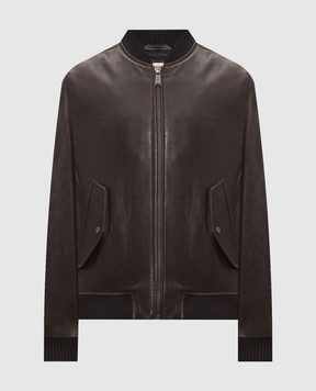 Trussardi Коричневий шкіряний бомбер R302M000053NML901L01