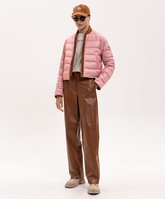 Moncler Двухсторонний пуховой бомбер Blageon L20931A000115964B изображение 3