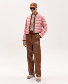 Moncler Двухсторонний пуховой бомбер Blageon L20931A000115964B