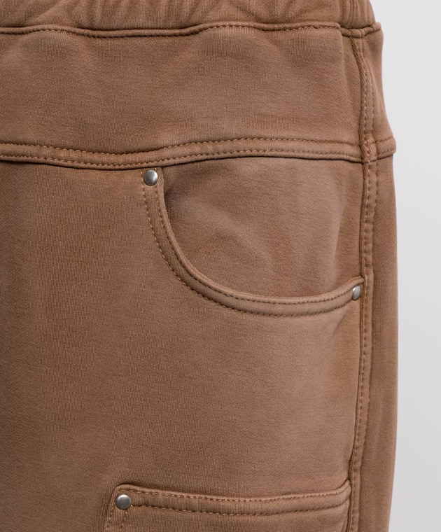 3.1 Phillip Lim Коричневі спортивні штани F26151432TFT зображення 5