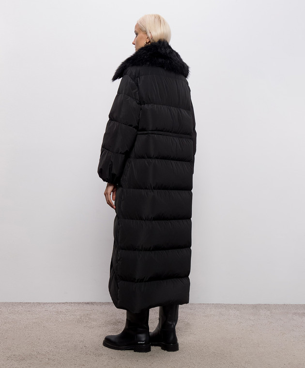 Twinset Черный пуховик 262TP2361 изображение 4