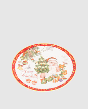 Lamart Фарфоровое сервировочное блюдо в принт 22374