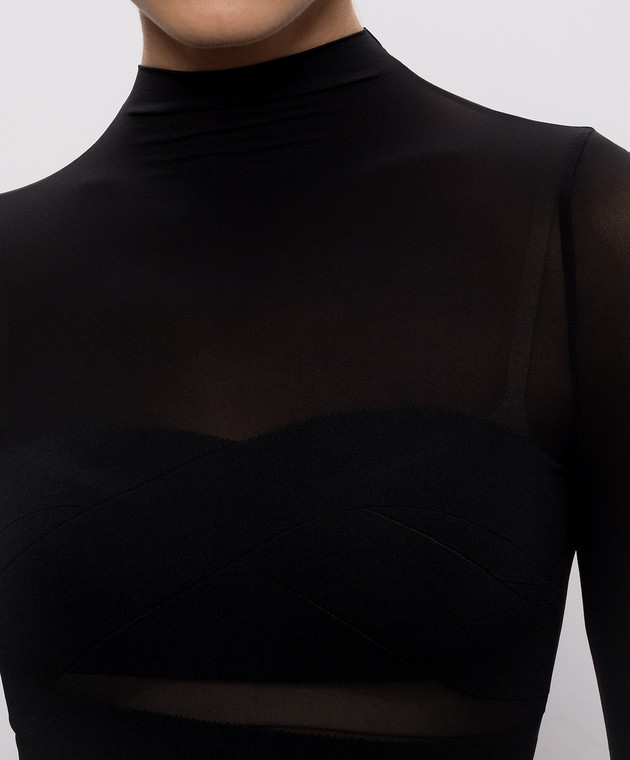 Wolford Чорне боді 77129 зображення 5