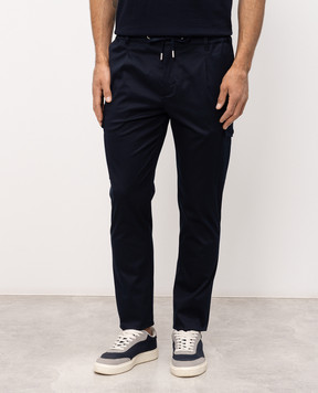 Bilancioni Синие брюки-карго из хлопка BE26P1DR2ST