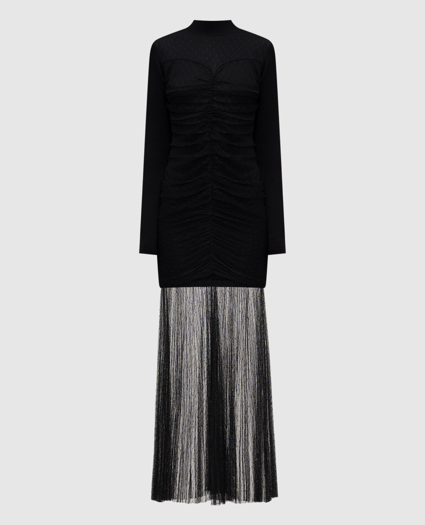 

Черное платье с логотипом, Черный, Повседневные платья