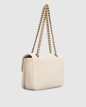 Valentino Бежева шкіряна сумка-месенджер Djuna 8W0B0T57AIR