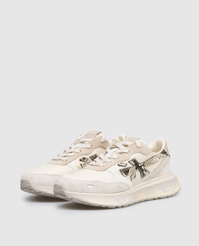 Premiata Бежеві комбіновані кросівки Lauryn LAURYN8183