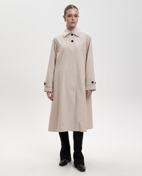 The Row Бежевий плащ Lolana 10490W4282