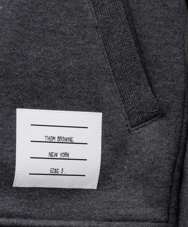 Thom Browne Серая спортивная куртка MJT022H00535 изображение 5
