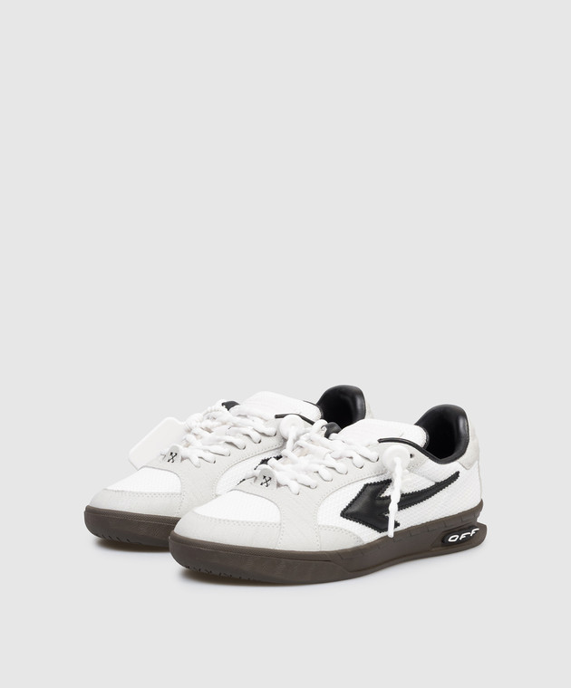 Off-White Белые кроссовки End Of Play с контрастным логотипом OWIA28NS26FAB001 изображение 2