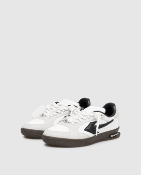 Off-White Белые кроссовки End Of Play с контрастным логотипом OWIA28NS26FAB001