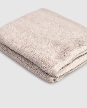 Hamam Бежевий махровий рушник для обличчя ASH RIBBED ASHRIBBEDWASHCLOTH