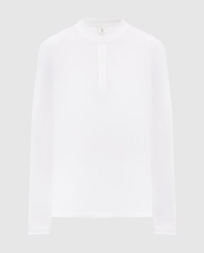 Brunello Cucinelli Белый лонгслив с шелком MW8661365