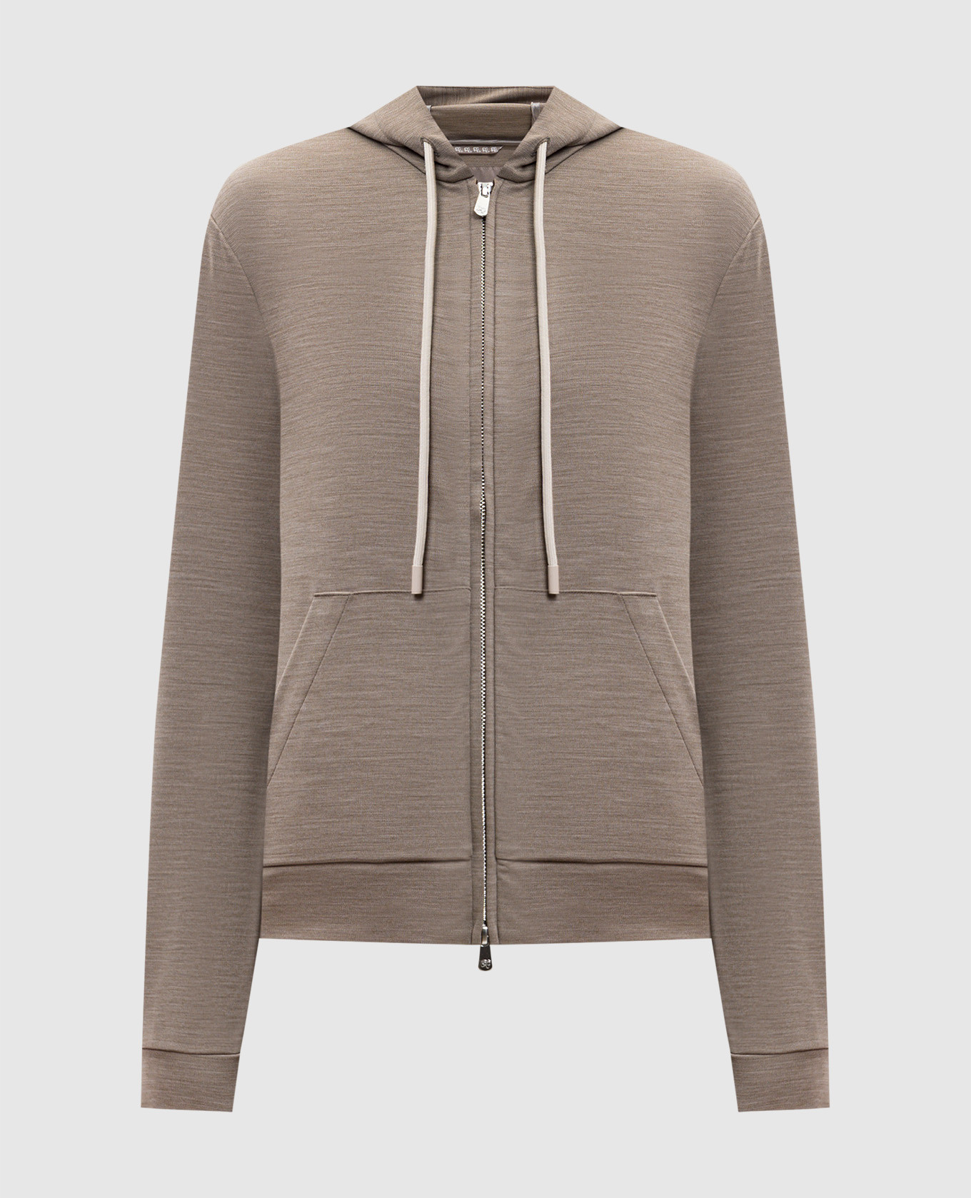 Бежевая спортивная куртка Miked из шерсти