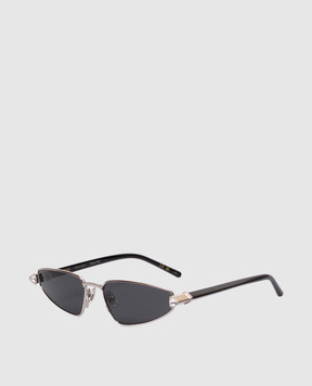Valentino Сріблясті сонцезахисні окуляри Cat-Eye VG0035S
