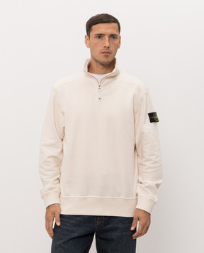 Stone Island Бежевий светр з блискавкою L2S156100021S0A20