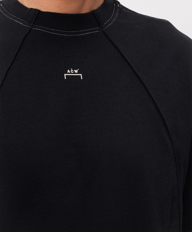 A Cold Wall Черная футболка Millbank ACWMTS230 изображение 5