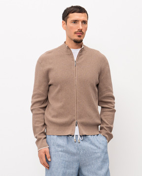 Peserico Коричневий кардиган R59469F149108M