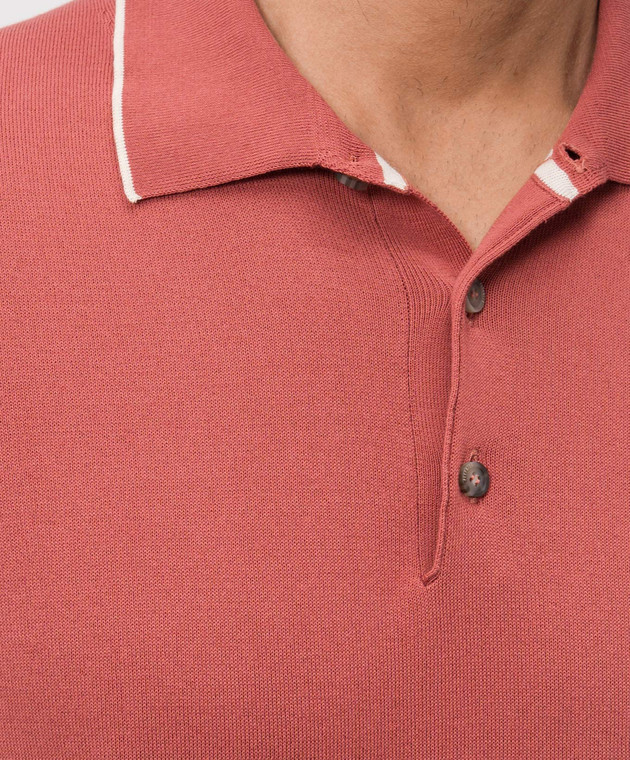 Peserico Рожеве поло R59476F149173N зображення 5