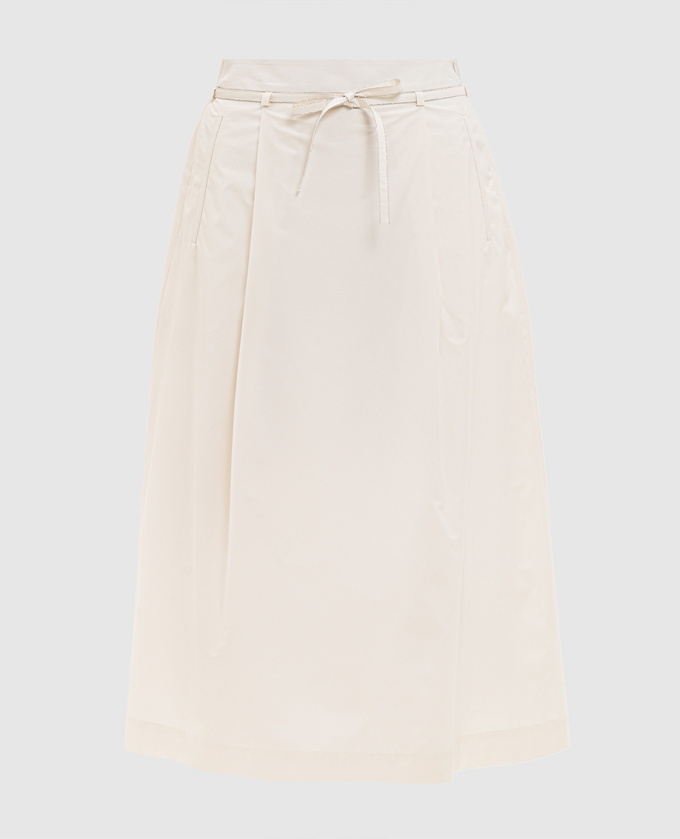 Юбка цвета айвори с цепочкой мониль