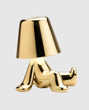 Qeeboo Золотиста світлодіодна лампа Sweet Brothers BOB 43001BB