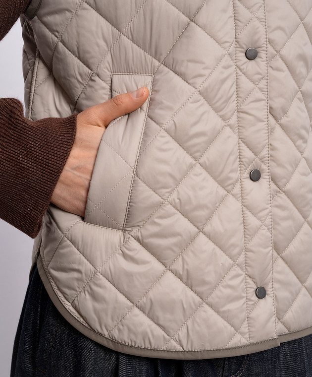 Brunello Cucinelli Бежевый жилет MR4057999P изображение 5