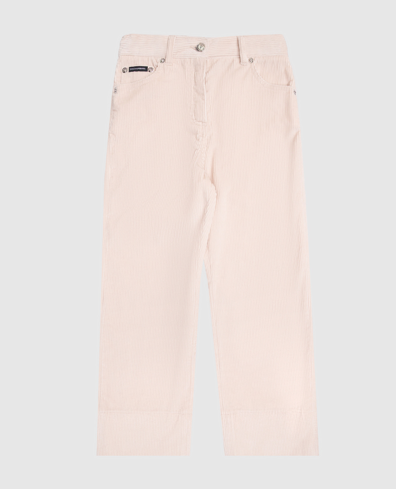 

Детские брюки с логотипом, Бежевый, Повседневные брюки casual