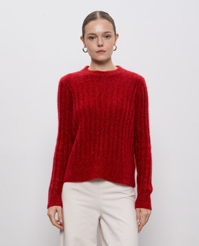 Allude Червоний светр з кашеміру та шовку 25578000