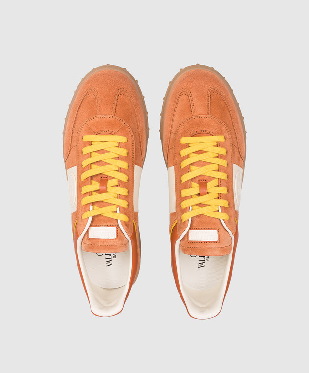 Valentino Помаранчеві замшеві кросівки Upvillage 8Y2S0H77LAL зображення 4