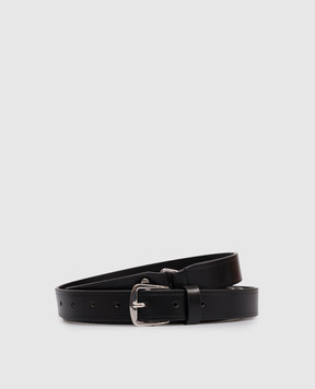 Ann Demeulemeester Черный кожаный пояс Willow B0012597LT128