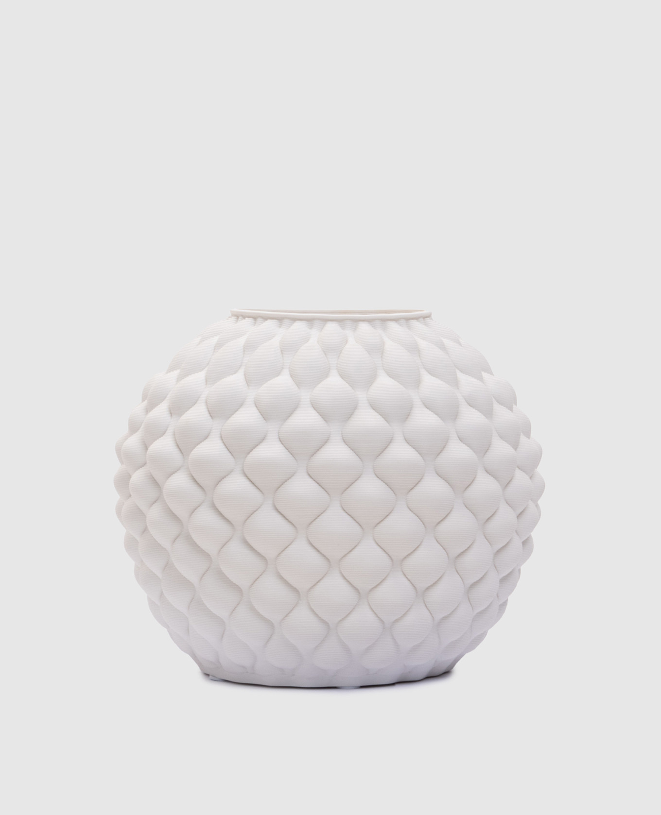 

Белая ваза из фарфора, Белый, Декор