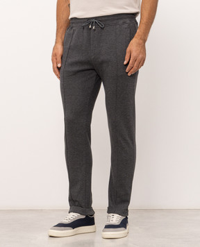 Doriani Cashmere Сірі штани з відворотами 818PANTF18J36