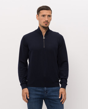 Stefano Ricci Синий джемпер из кашемира W505003L24W26303
