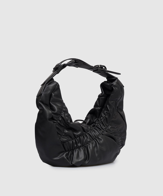 Innerraum Чорна сумка-хобо HM2 з драпіруванням HM2BMBKCRSH зображення 3