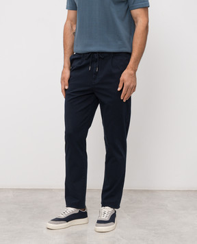 Woolrich Сині штани з нашивкою логотипа CFWOTR2026MRUT5262