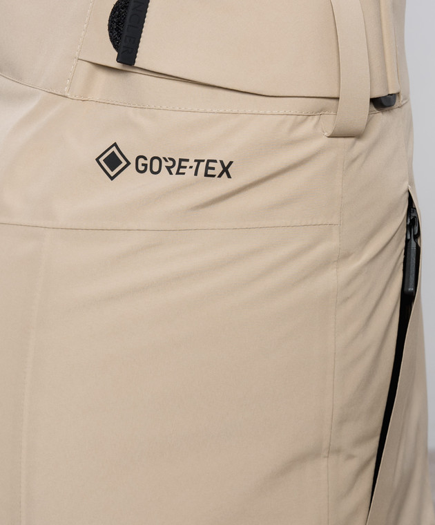 Moncler Grenoble Бежевые горнолыжные штаны Laminate GORE-TEX L20982G00014597MR изображение 5