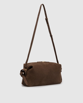 YUZEFI Коричнева замшева сумка BRIOCHE BRIOCHEPOUCH