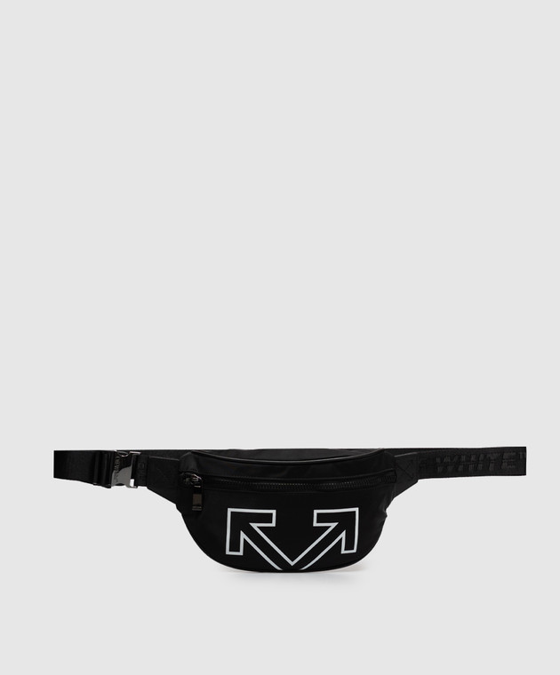 Off-White Чорна поясна сумка OWMNT01F26FB01