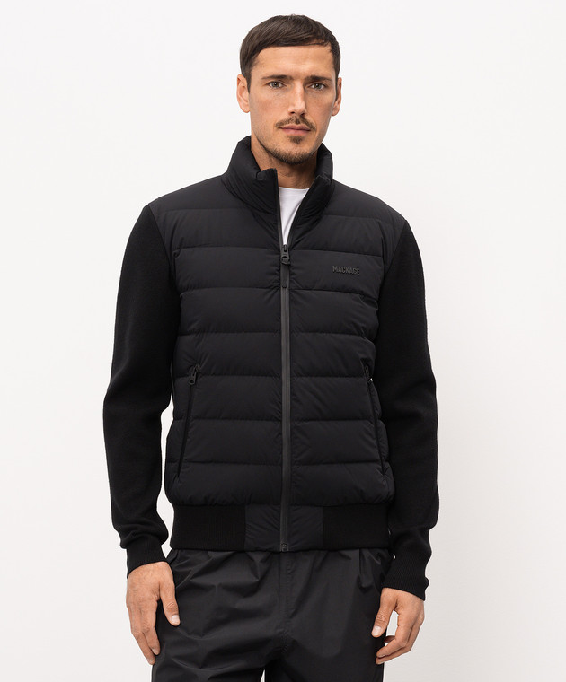 Mackage Черная комбинированная куртка HANEYCITYZZ изображение 3