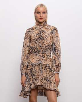 Etro Бежева сукня з рюшами WRHA066799SAS1P