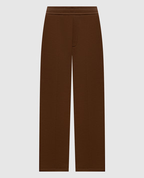 Ami Paris Коричневые утепленные спортивные штаны UTR806749