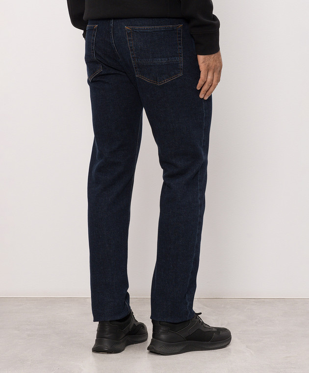 Stone Island Синие джинсы с патчем L2S14J100007S0J12 изображение 4
