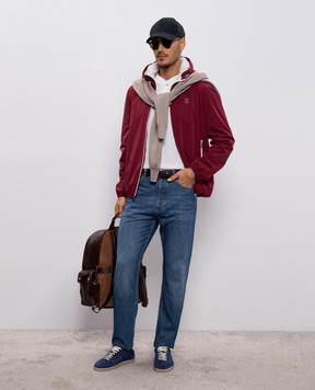Brunello Cucinelli Белый лонгслив с шелком MW8661365