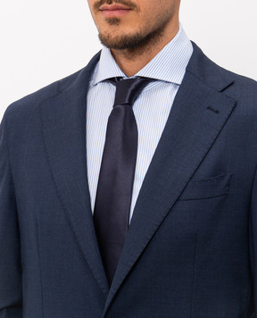 Saint Laurent Синий галстук из шелка 8583553Y011