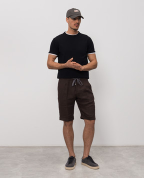 Woolrich Темно-синя футболка з нашивкою логотипа CFWOKN0355MRUF0787