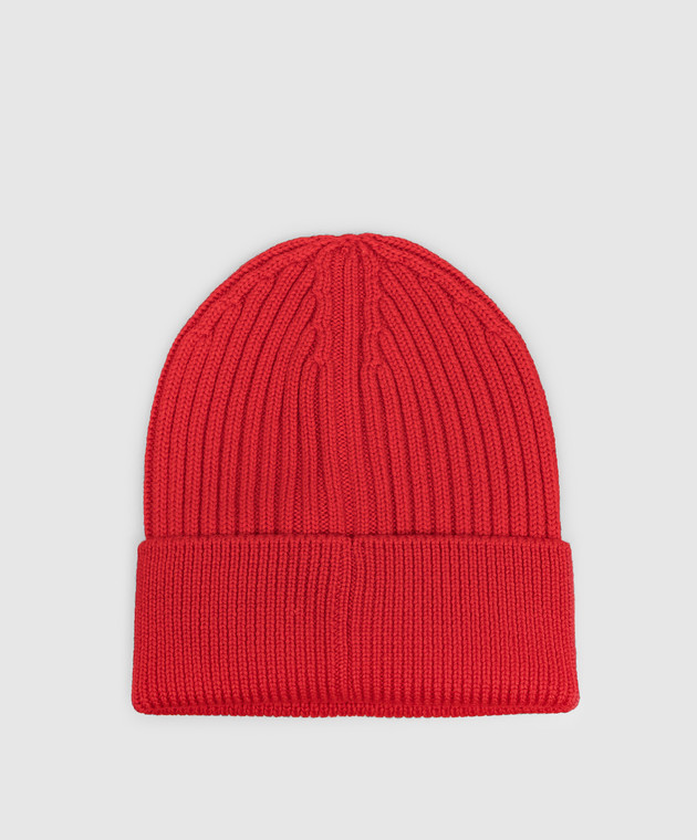 Moncler Grenoble Червона шапка з вовни L20973B0000104761 зображення 3